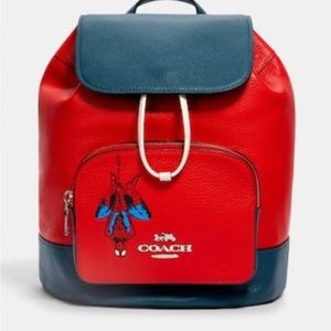 Coach Leather SpiderMan backpack